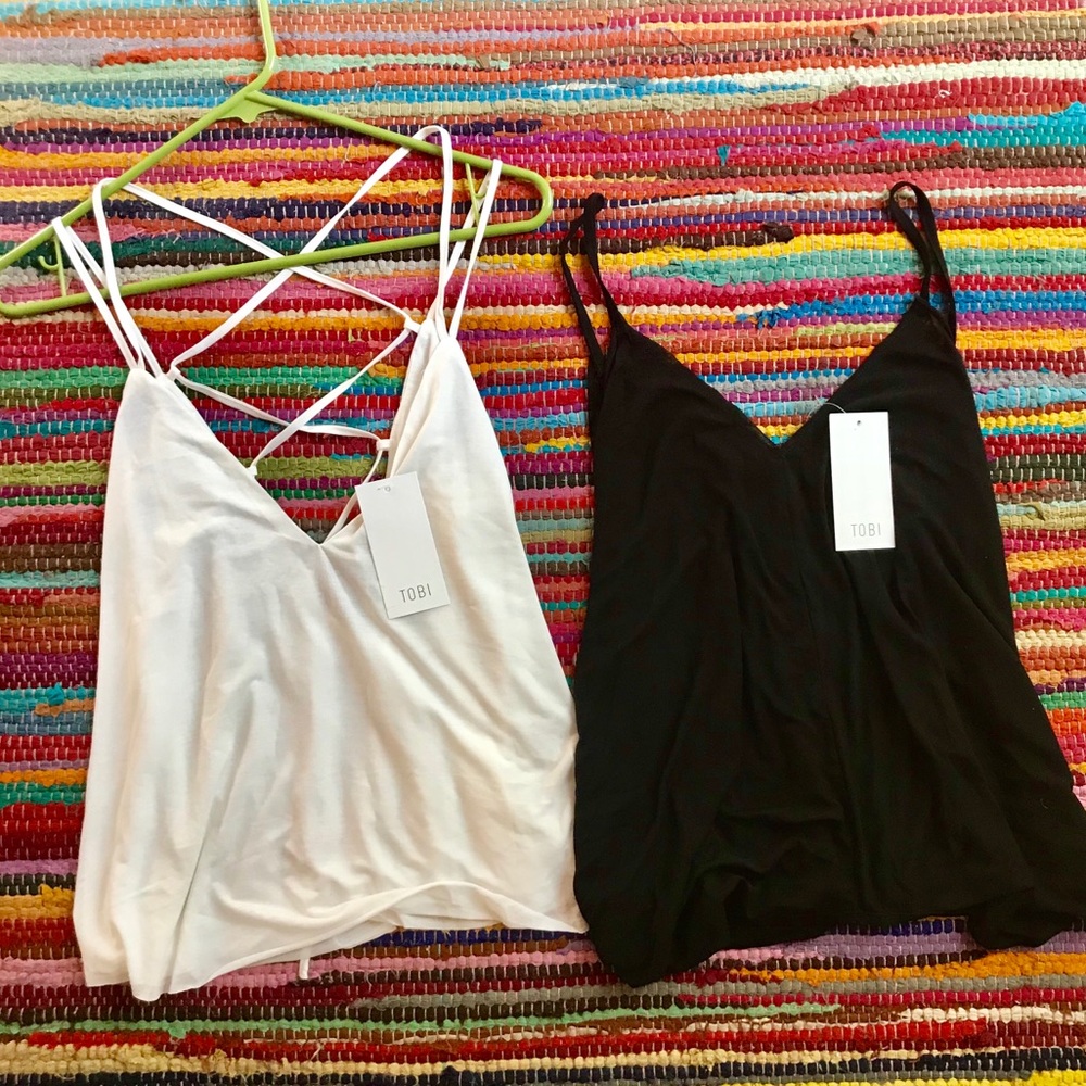 NWT Tobi Strappy Tanks